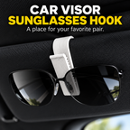Car Visor Sunglasses Holder, 3D Printed Glasses Hook