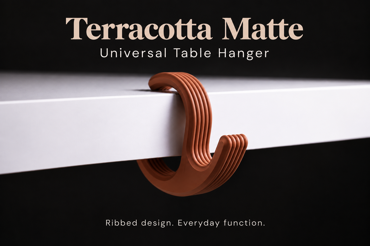 Universal Bag Hanger for Table or Desk | Purse, Backpack & Tote Hook ~ Regular or Longer