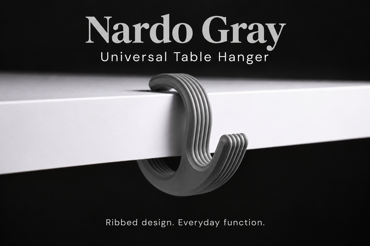 Universal Bag Hanger for Table or Desk | Purse, Backpack & Tote Hook ~ Regular or Longer