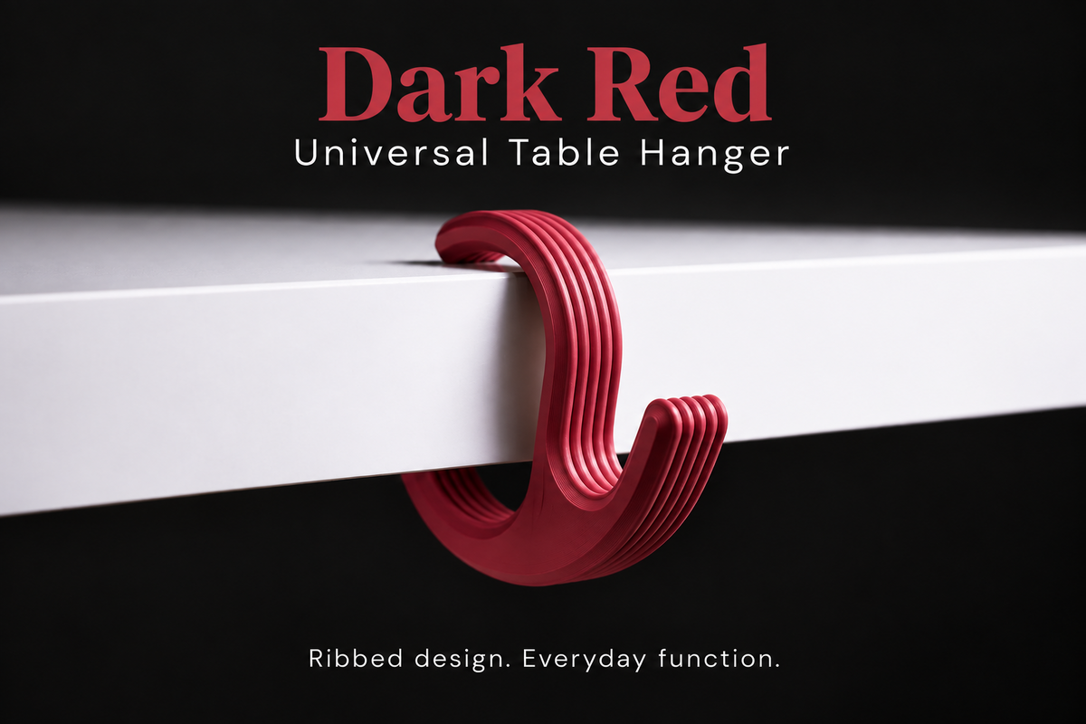 Universal Bag Hanger for Table or Desk | Purse, Backpack & Tote Hook ~ Regular or Longer