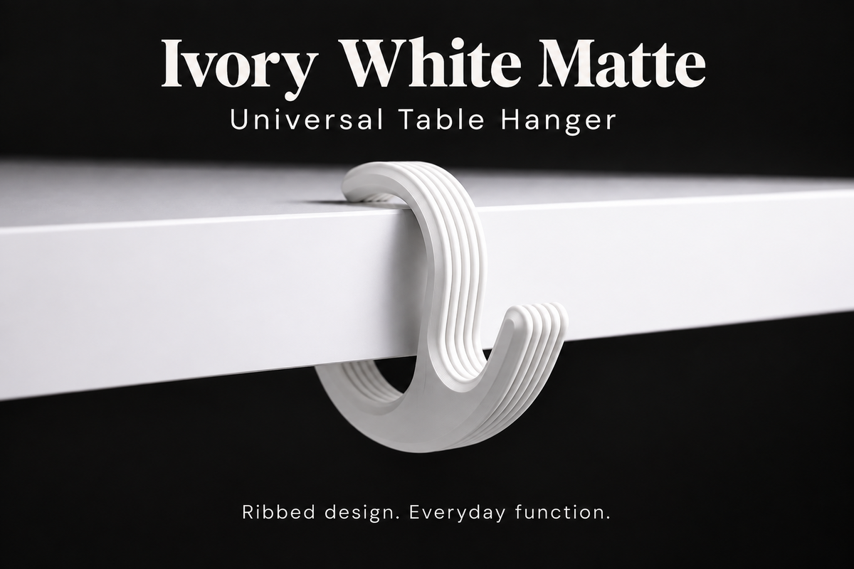 Universal Bag Hanger for Table or Desk | Purse, Backpack & Tote Hook ~ Regular or Longer