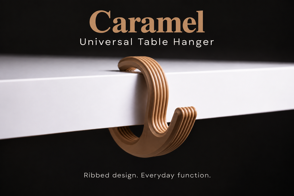 Universal Bag Hanger for Table or Desk | Purse, Backpack & Tote Hook ~ Regular or Longer