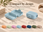 Toothbrush Travel Case 4-Pack, Compact Ventilated Brush Head Covers, 8 Matte Colors