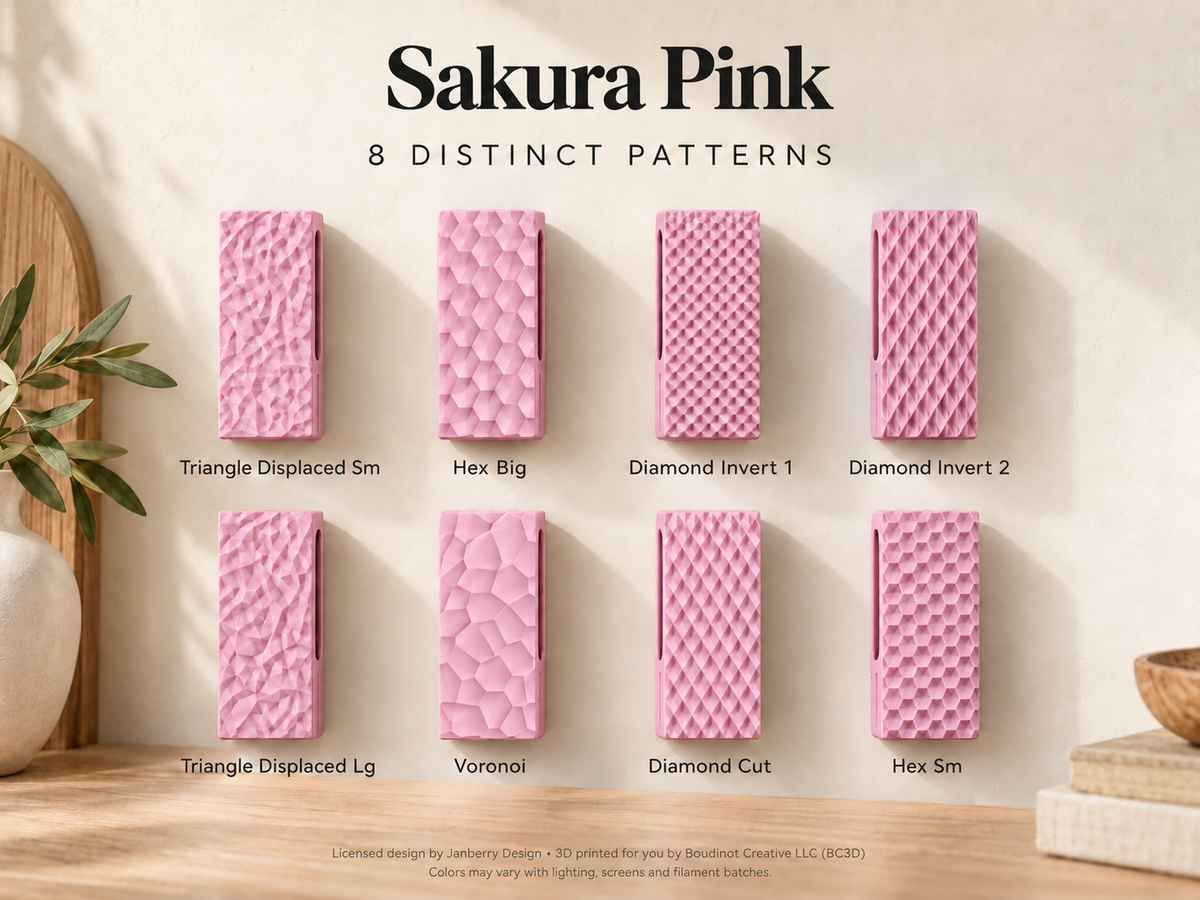Pressure Lock Towel Hanger, 8 Patterns - Adhesive or Screw Mount | 2 or 4 Pack