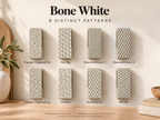 Pressure Lock Towel Hanger, 8 Patterns - Adhesive or Screw Mount | 2 or 4 Pack