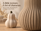 Textured Butternut Pumpkin Decor, Modern 3D Printed Fall Decoration