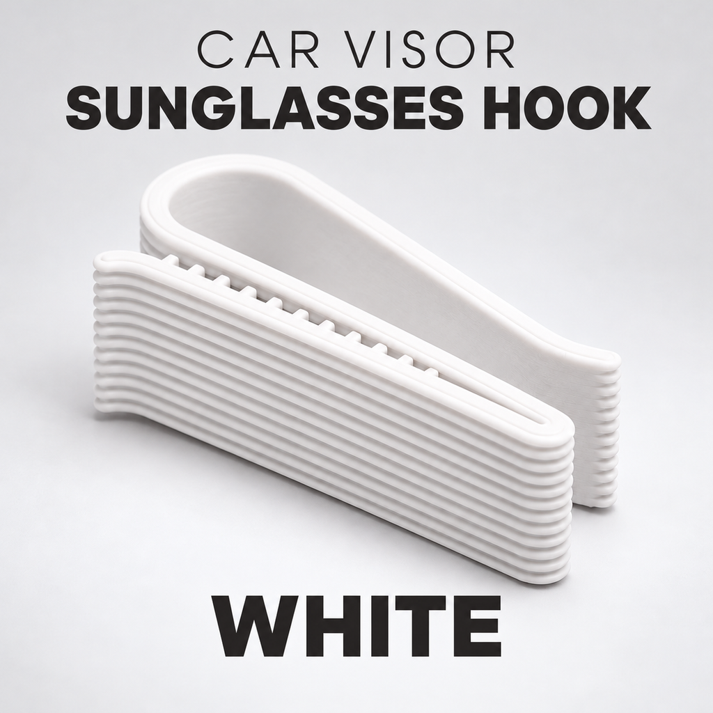 Car Visor Sunglasses Holder, 3D Printed Glasses Hook