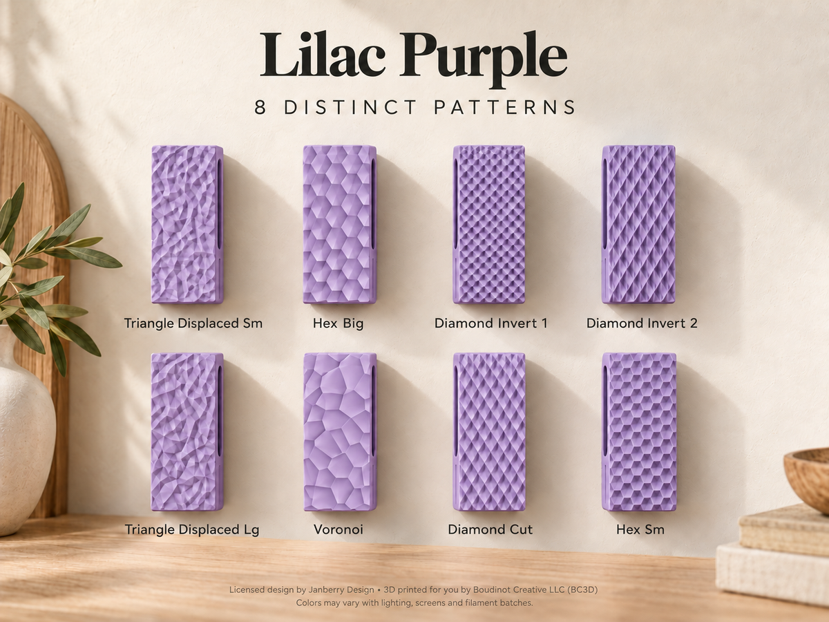 Pressure Lock Towel Hanger, 8 Patterns - Adhesive or Screw Mount | 2 or 4 Pack