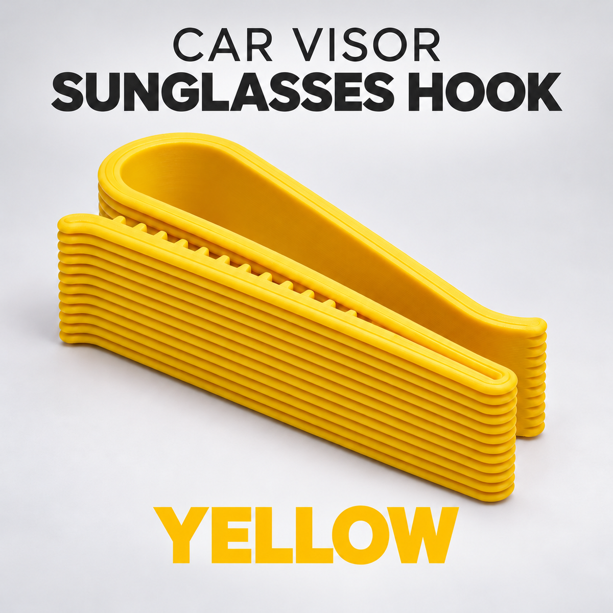 Car Visor Sunglasses Holder, 3D Printed Glasses Hook