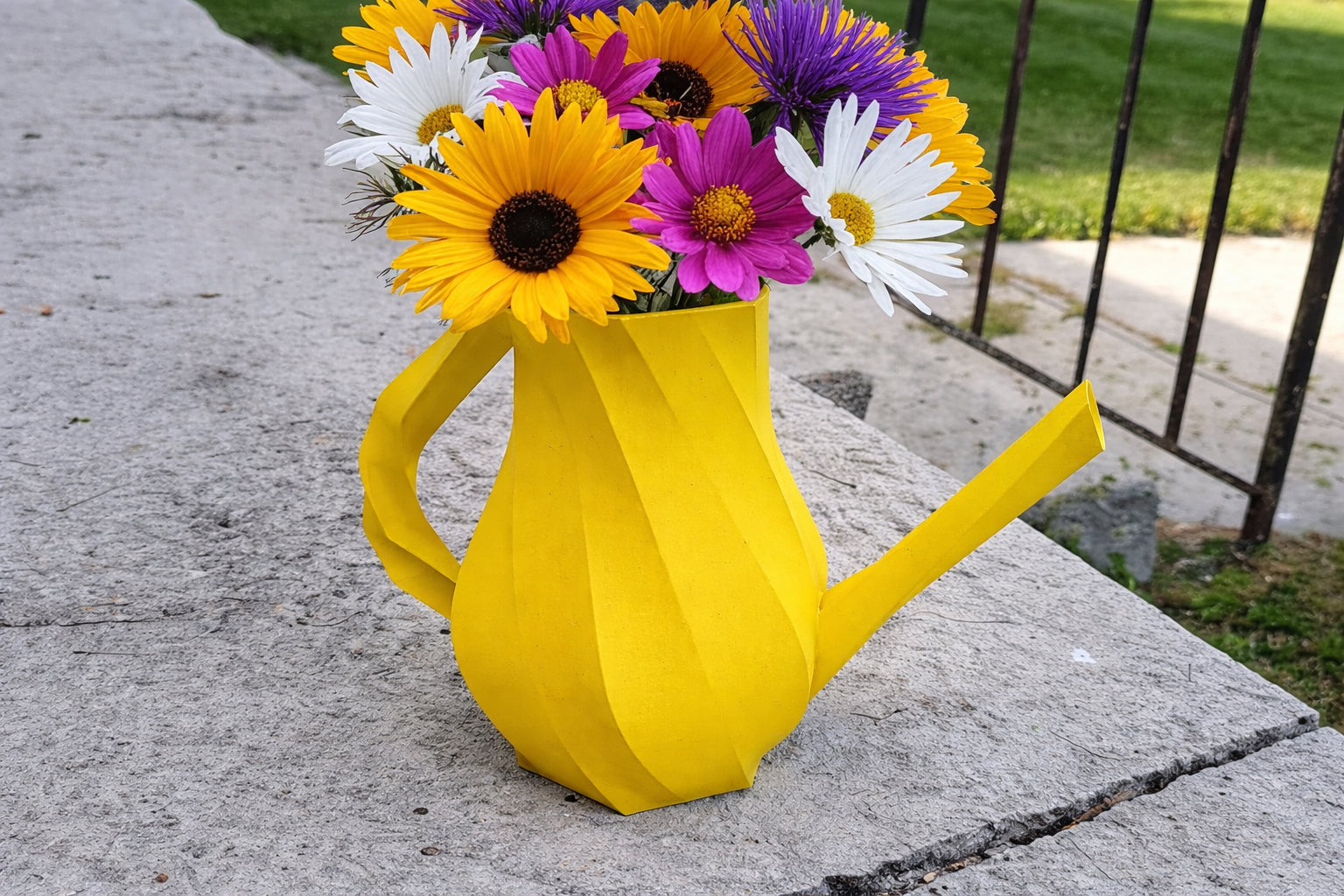 Twisted Watering Can