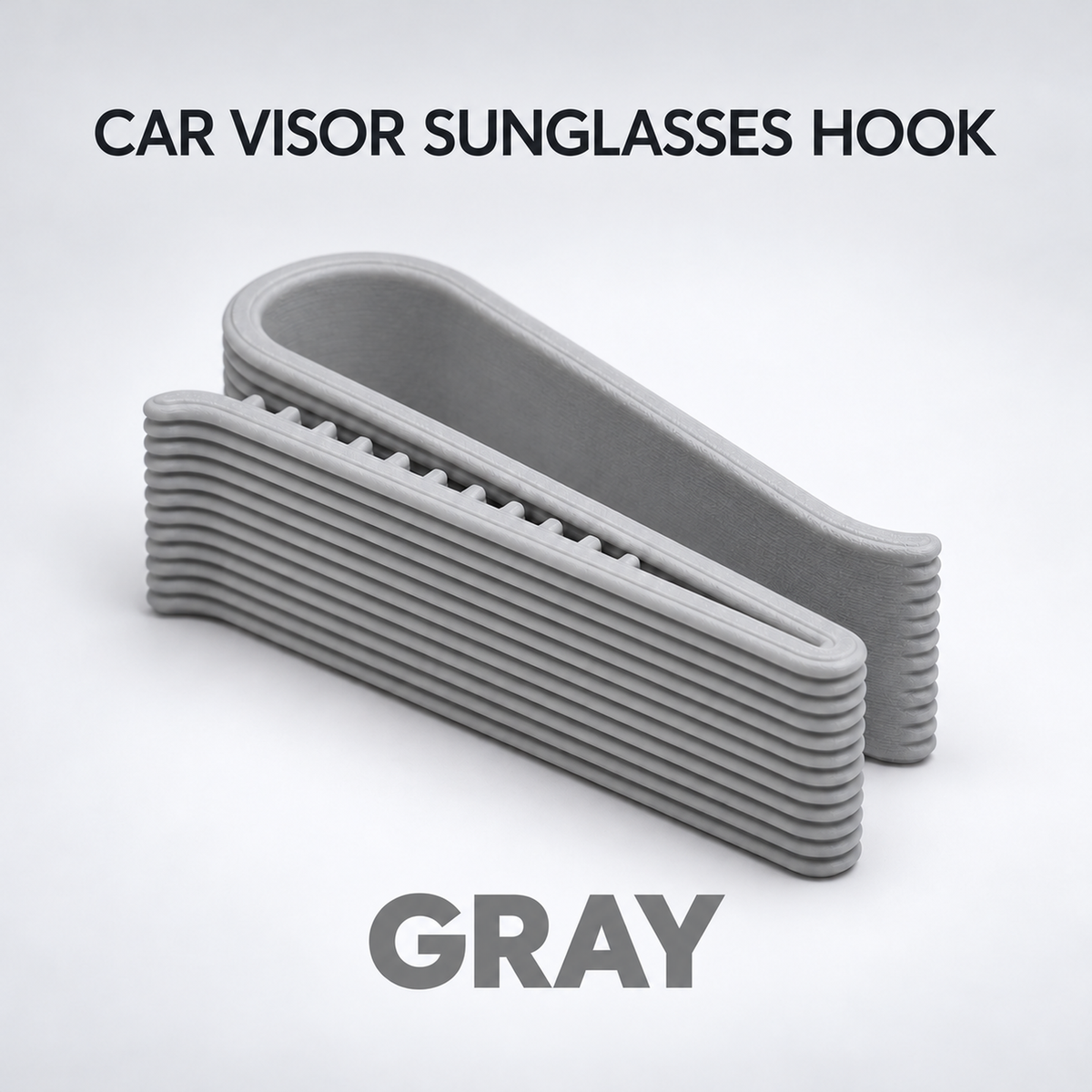 Car Visor Sunglasses Holder, 3D Printed Glasses Hook