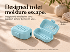 Toothbrush Travel Case 4-Pack, Compact Ventilated Brush Head Covers, 8 Matte Colors