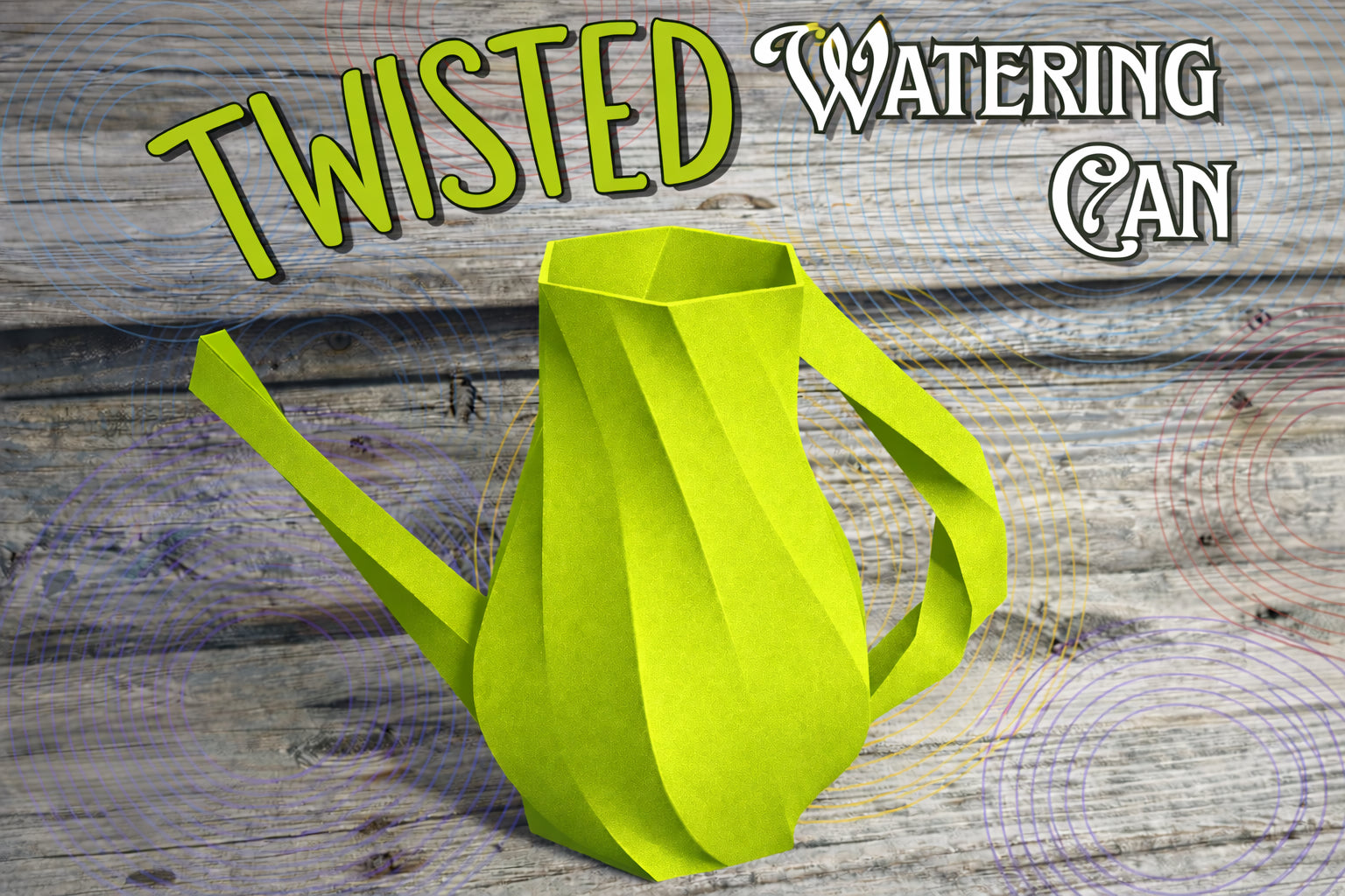 Twisted Watering Can