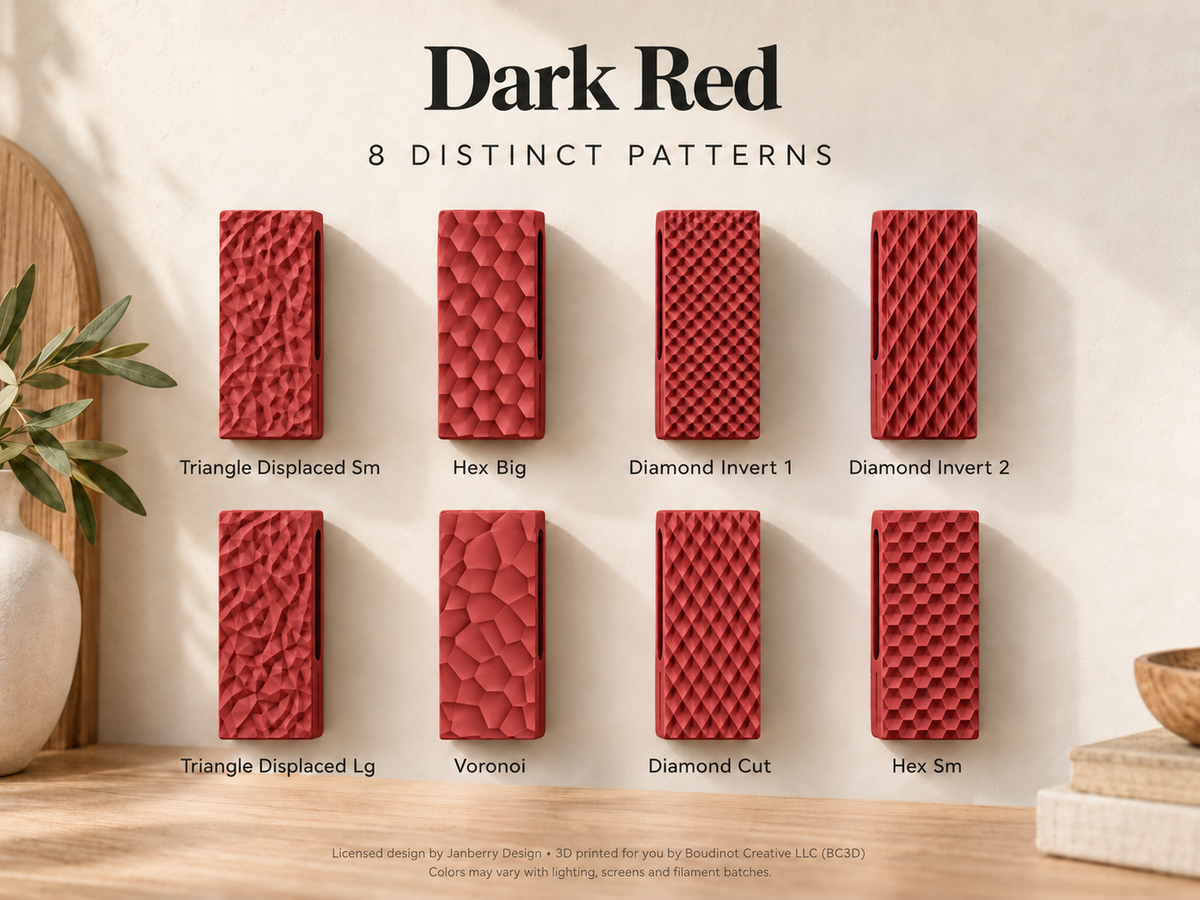 Pressure Lock Towel Hanger, 8 Patterns - Adhesive or Screw Mount | 2 or 4 Pack