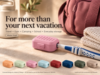 Toothbrush Travel Case 4-Pack, Compact Ventilated Brush Head Covers, 8 Matte Colors