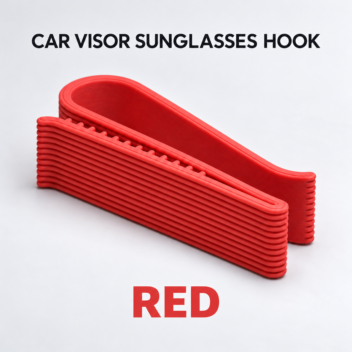 Car Visor Sunglasses Holder, 3D Printed Glasses Hook