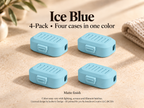 Toothbrush Travel Case 4-Pack, Compact Ventilated Brush Head Covers, 8 Matte Colors