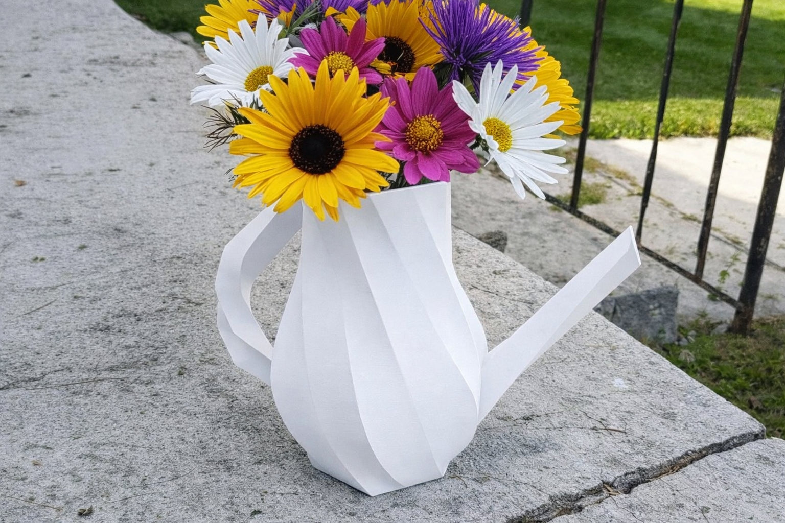 Twisted Watering Can