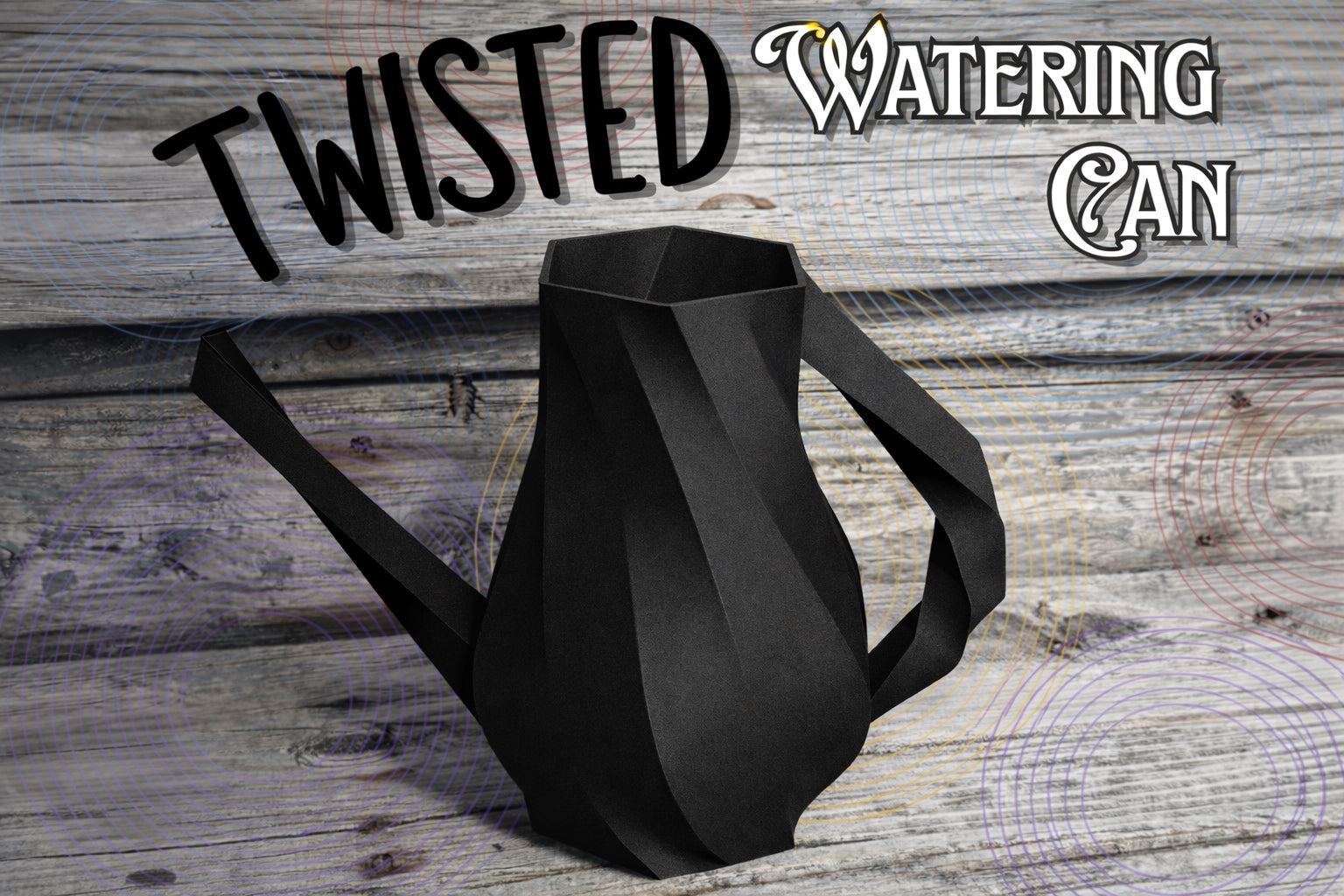 Twisted Watering Can