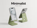 Minimalist Phone Stand – Slim & Wide Options, Charging Cable Slot