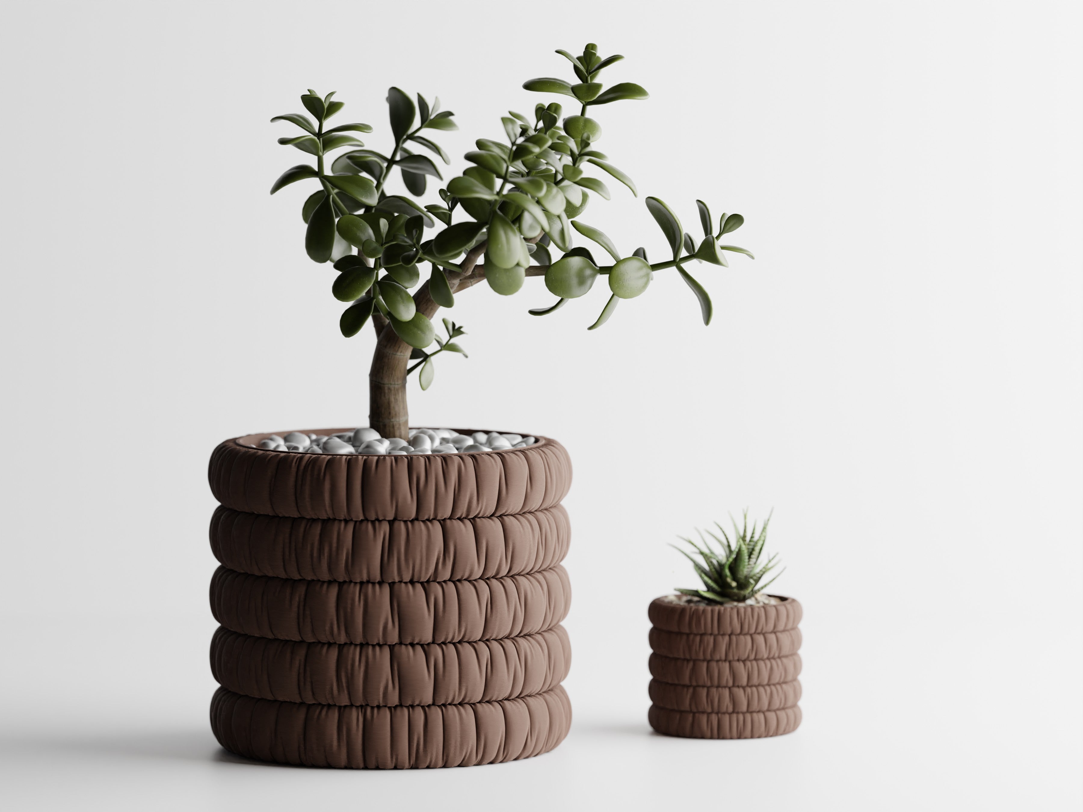 Inflated Cloth Planter