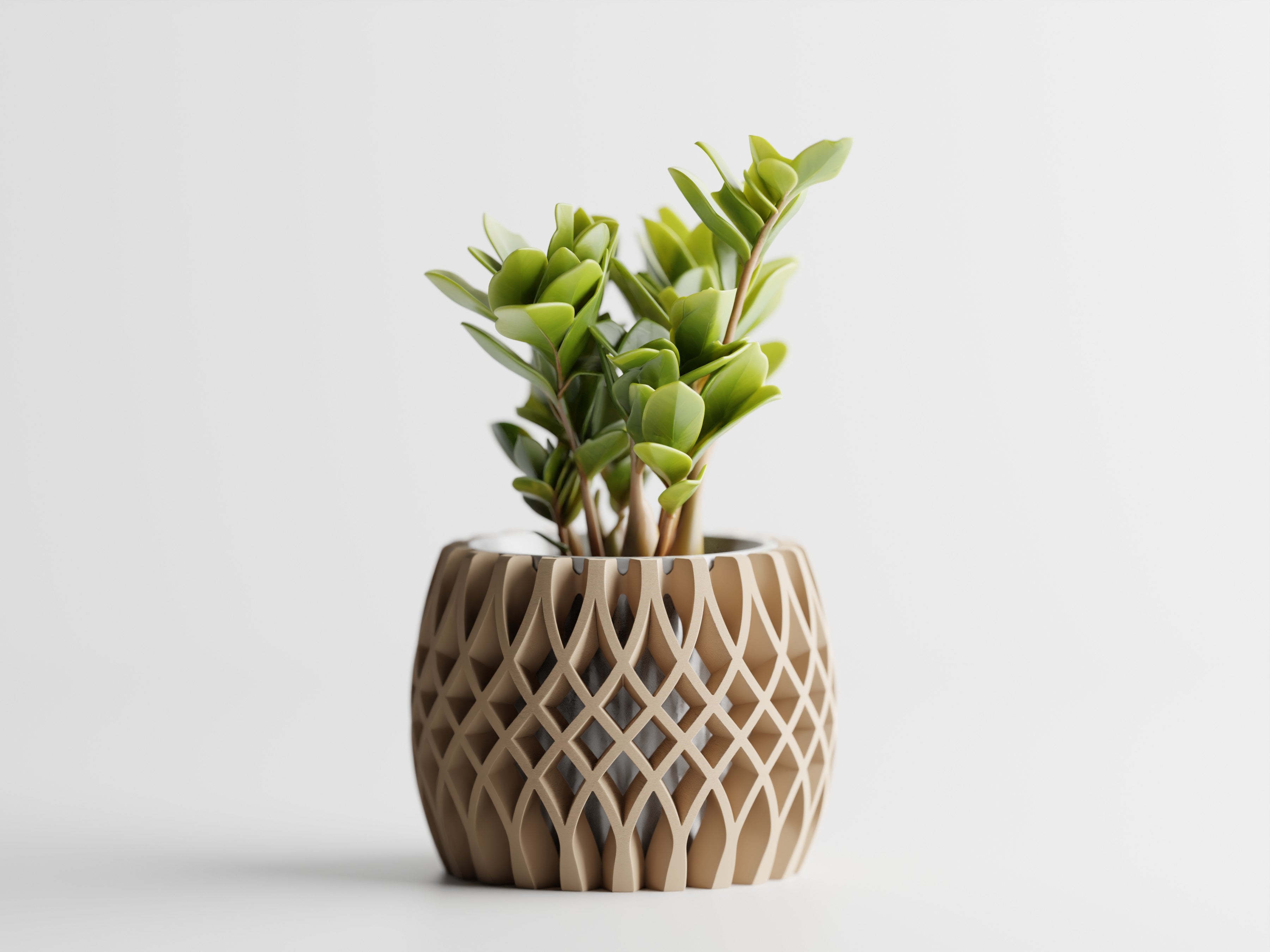 Interweave Planter – Two Part 3D Printed Modern Planter
