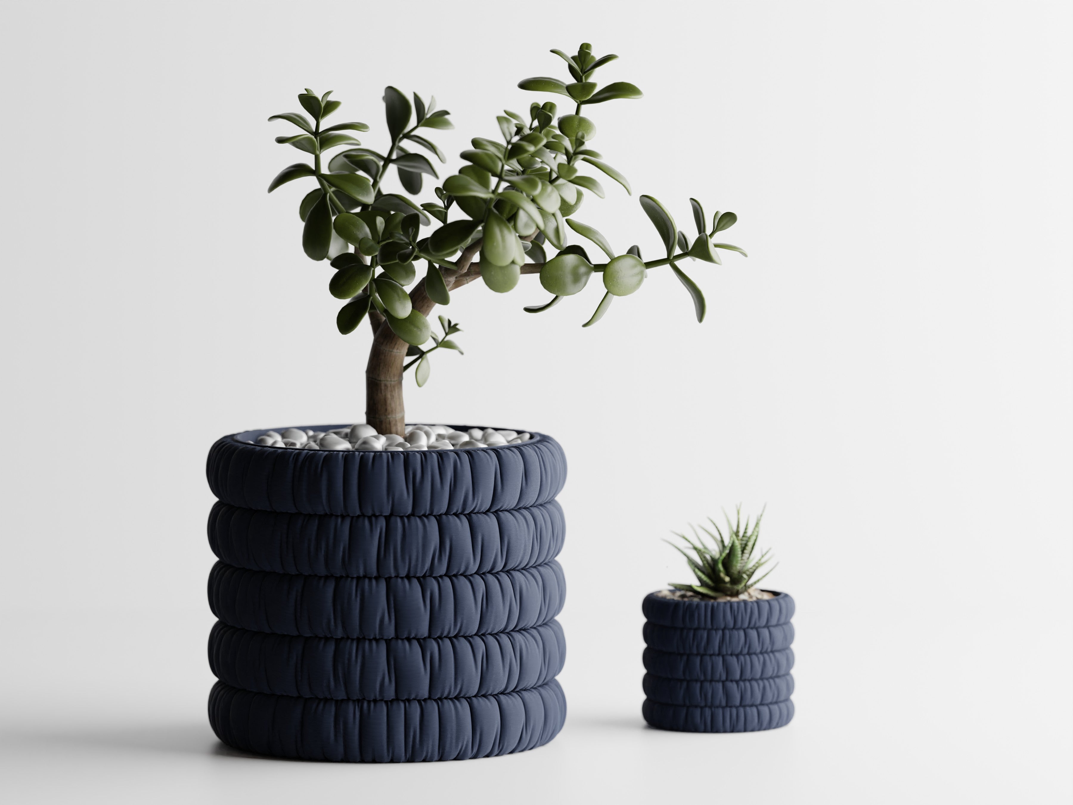 Inflated Cloth Planter