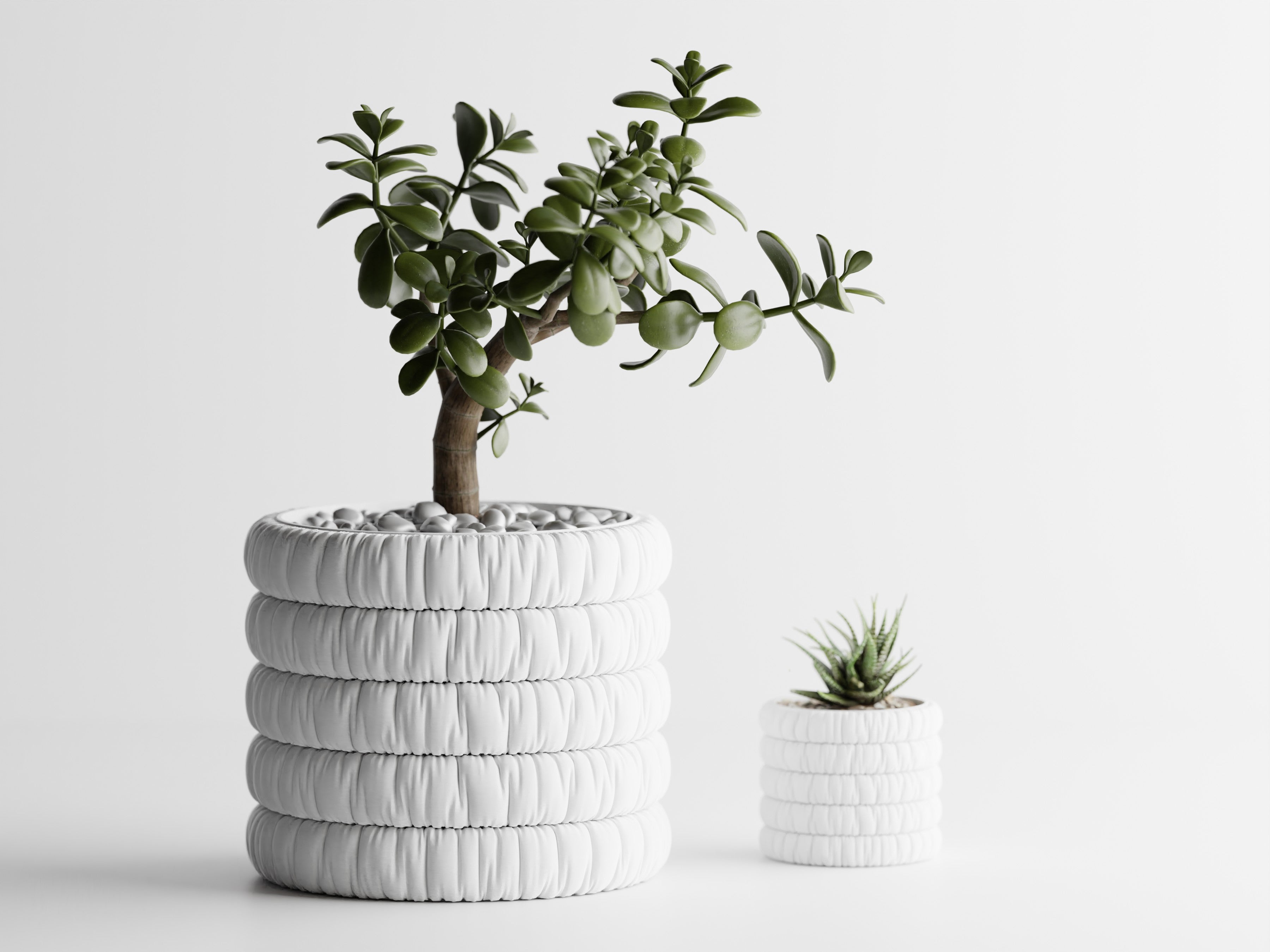 Inflated Cloth Planter