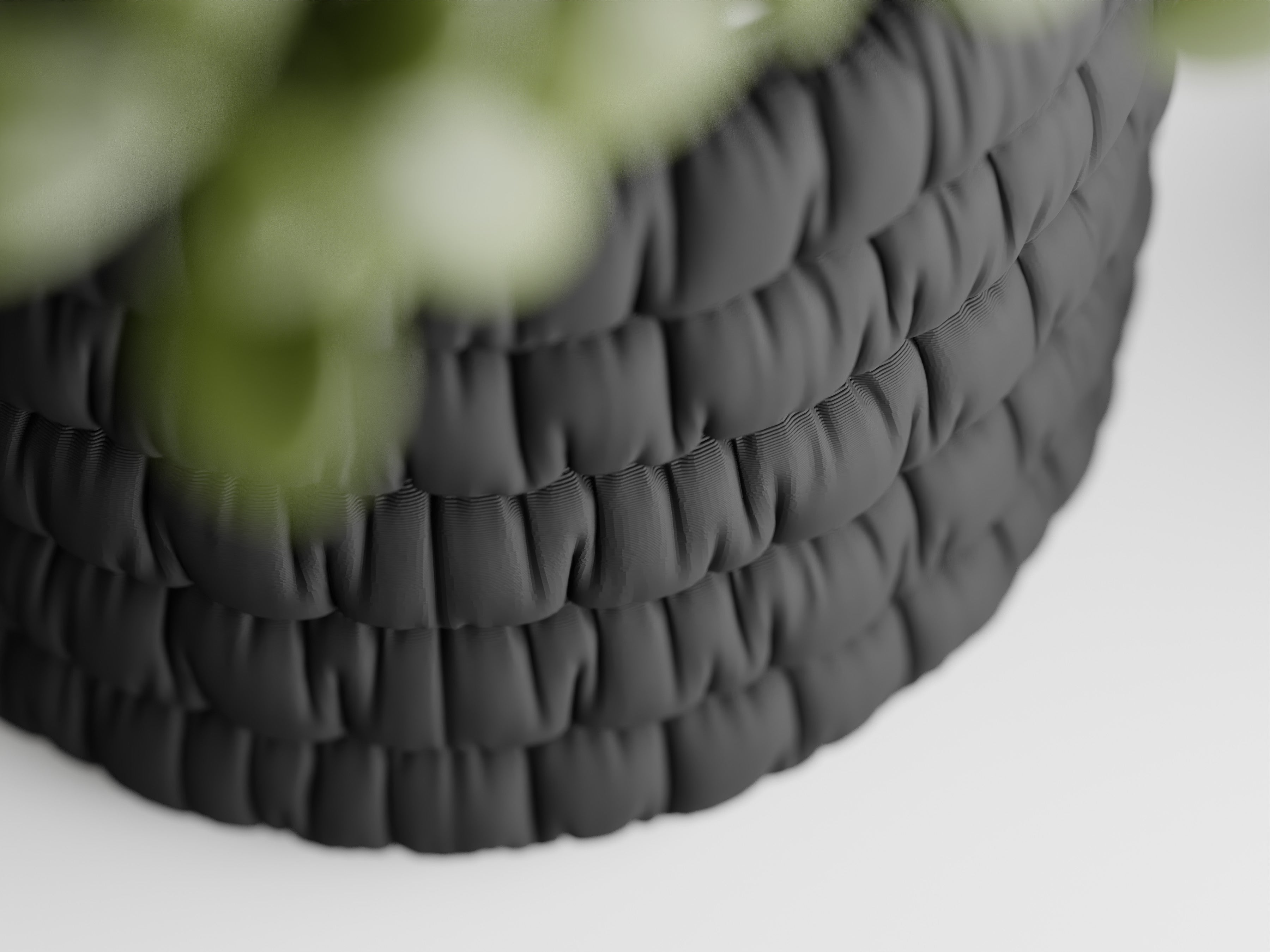 Inflated Cloth Planter