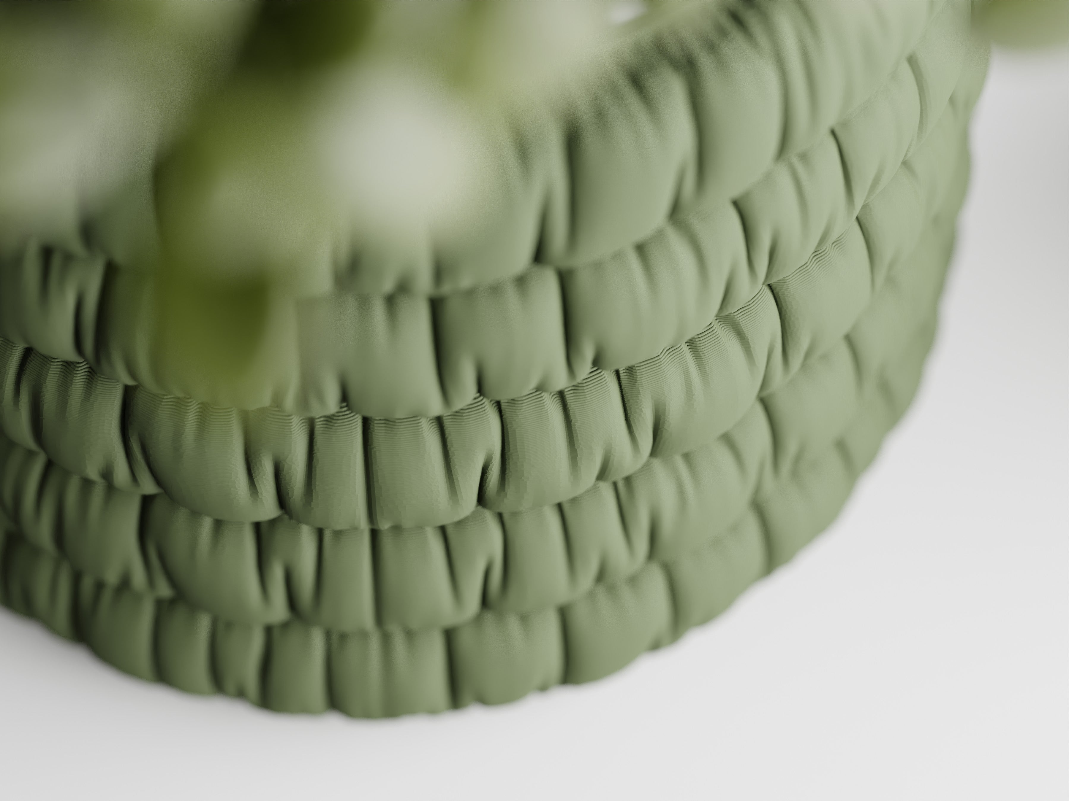 Inflated Cloth Planter