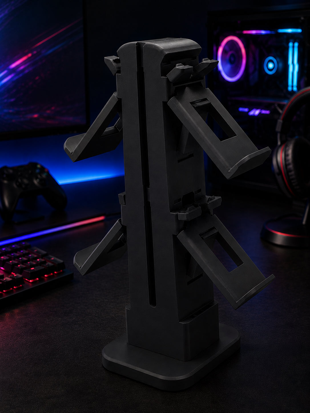 Gaming Tower Gen 2 Controller & Headset Organizer