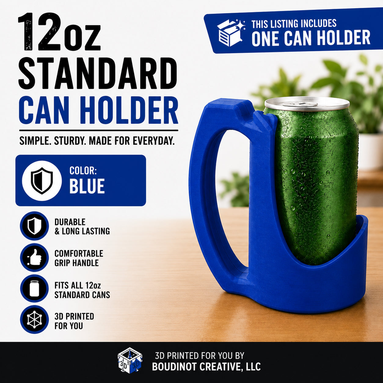 12oz Beverage Can Holder – 3D Printed