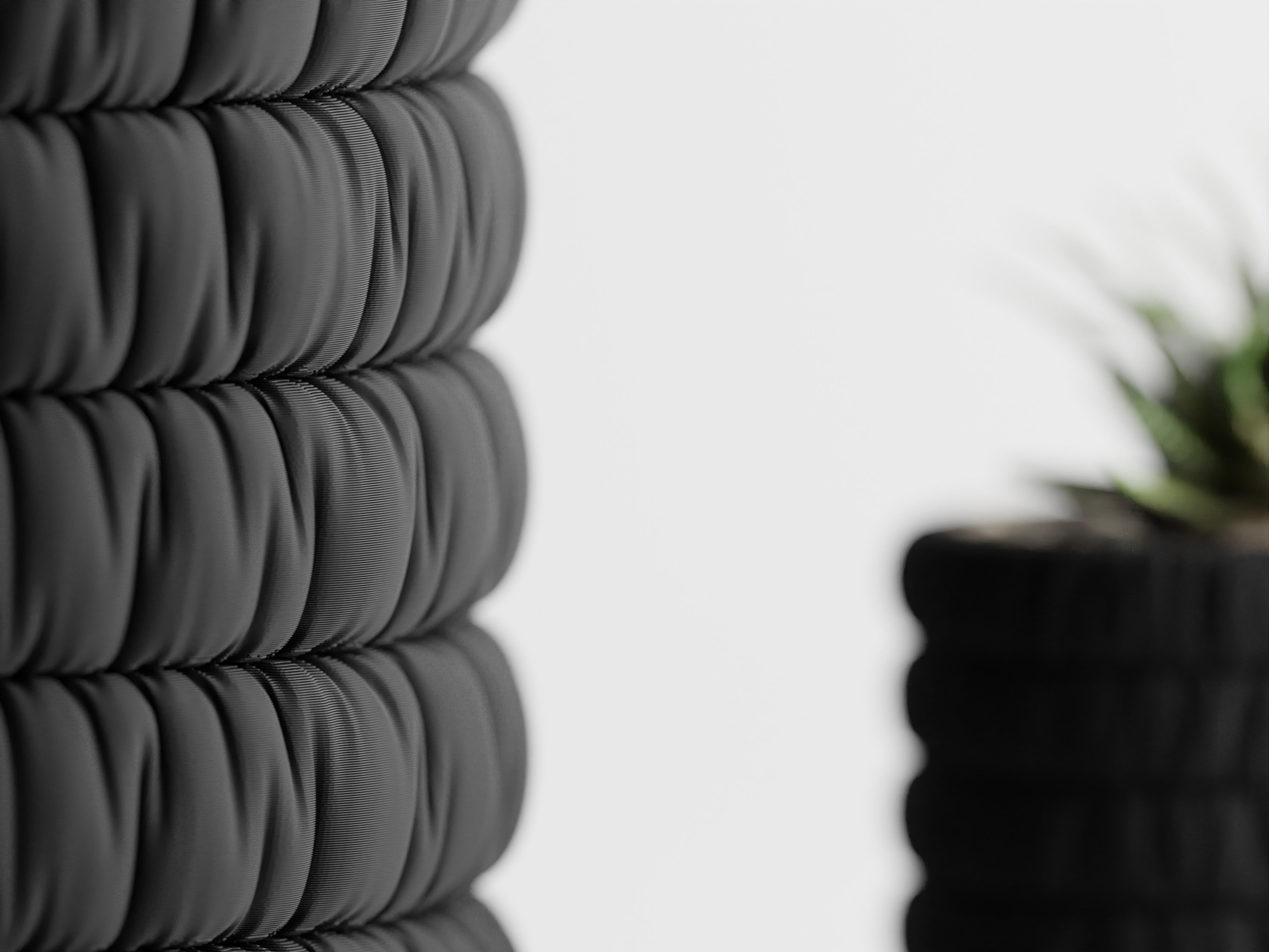 Inflated Cloth Planter