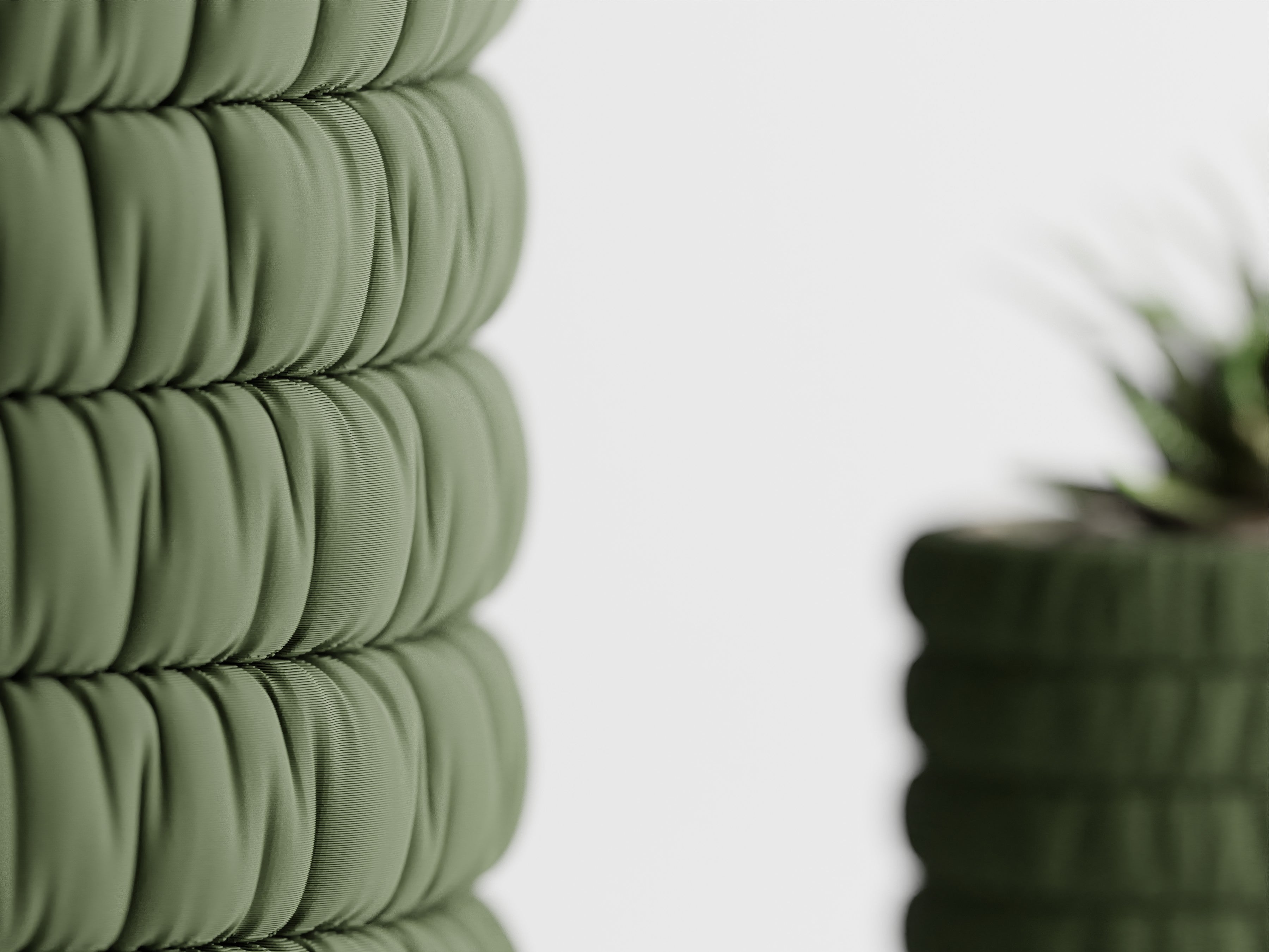 Inflated Cloth Planter