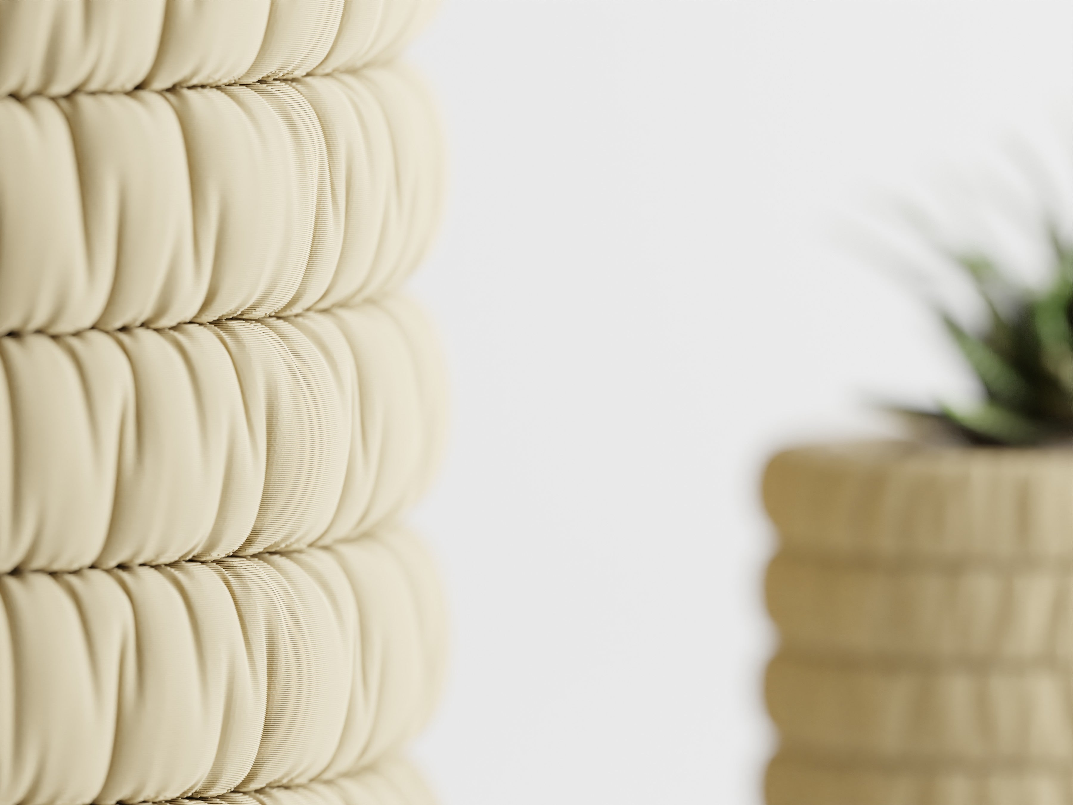 Inflated Cloth Planter