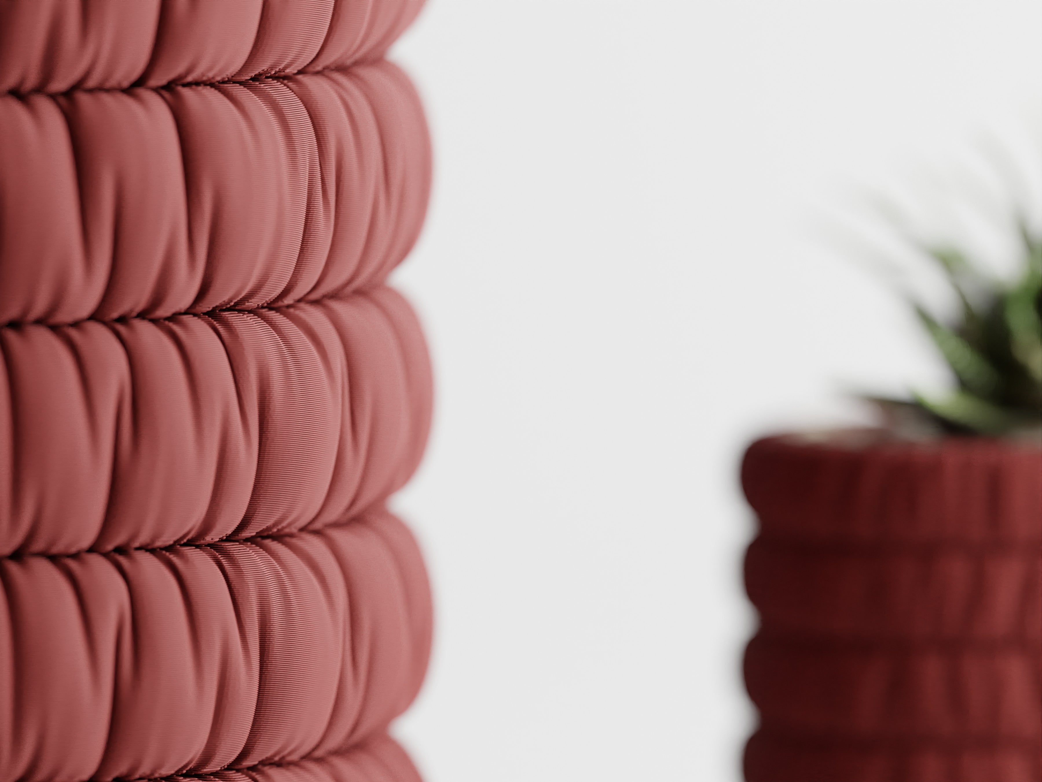 Inflated Cloth Planter