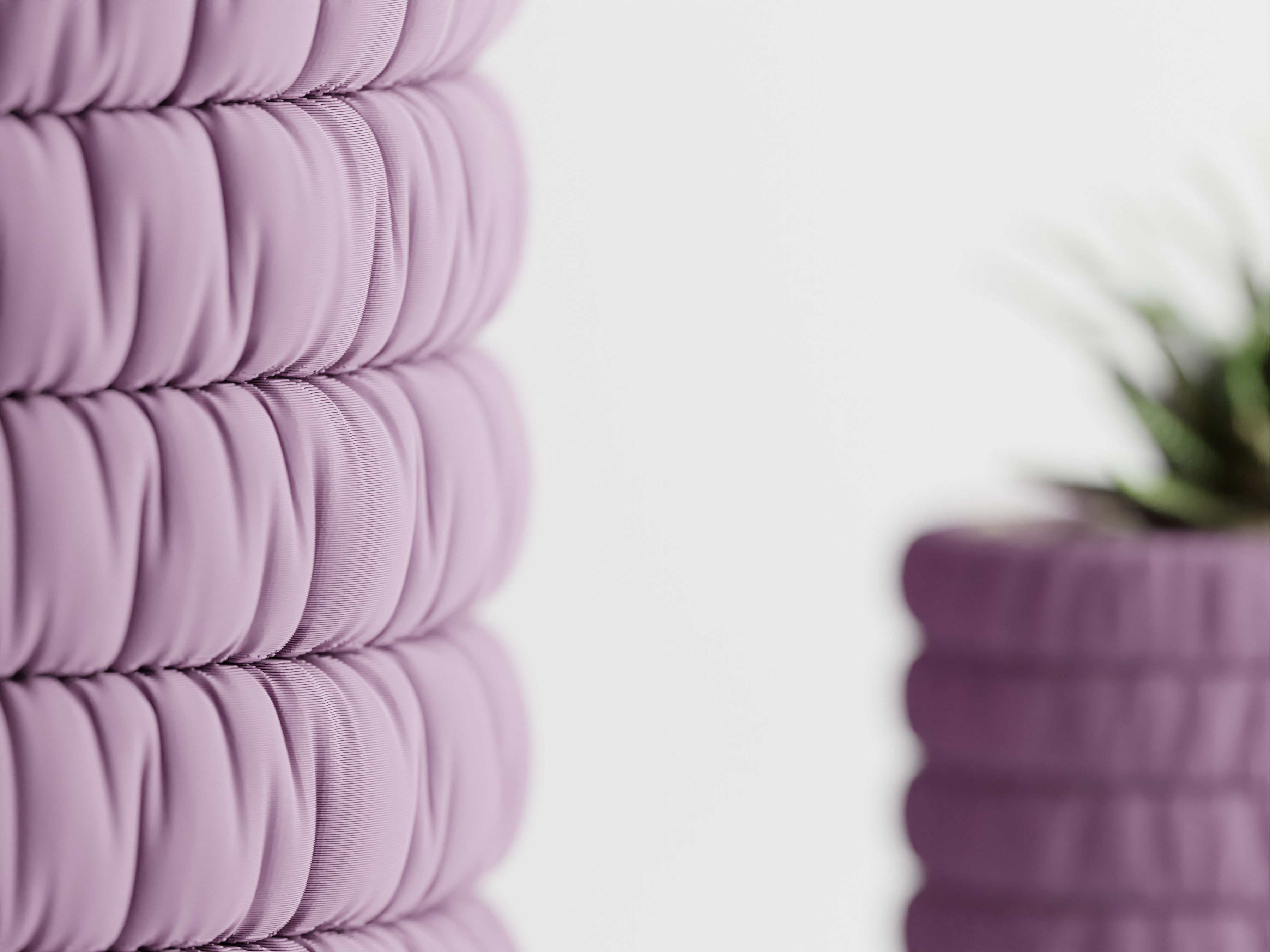 Inflated Cloth Planter