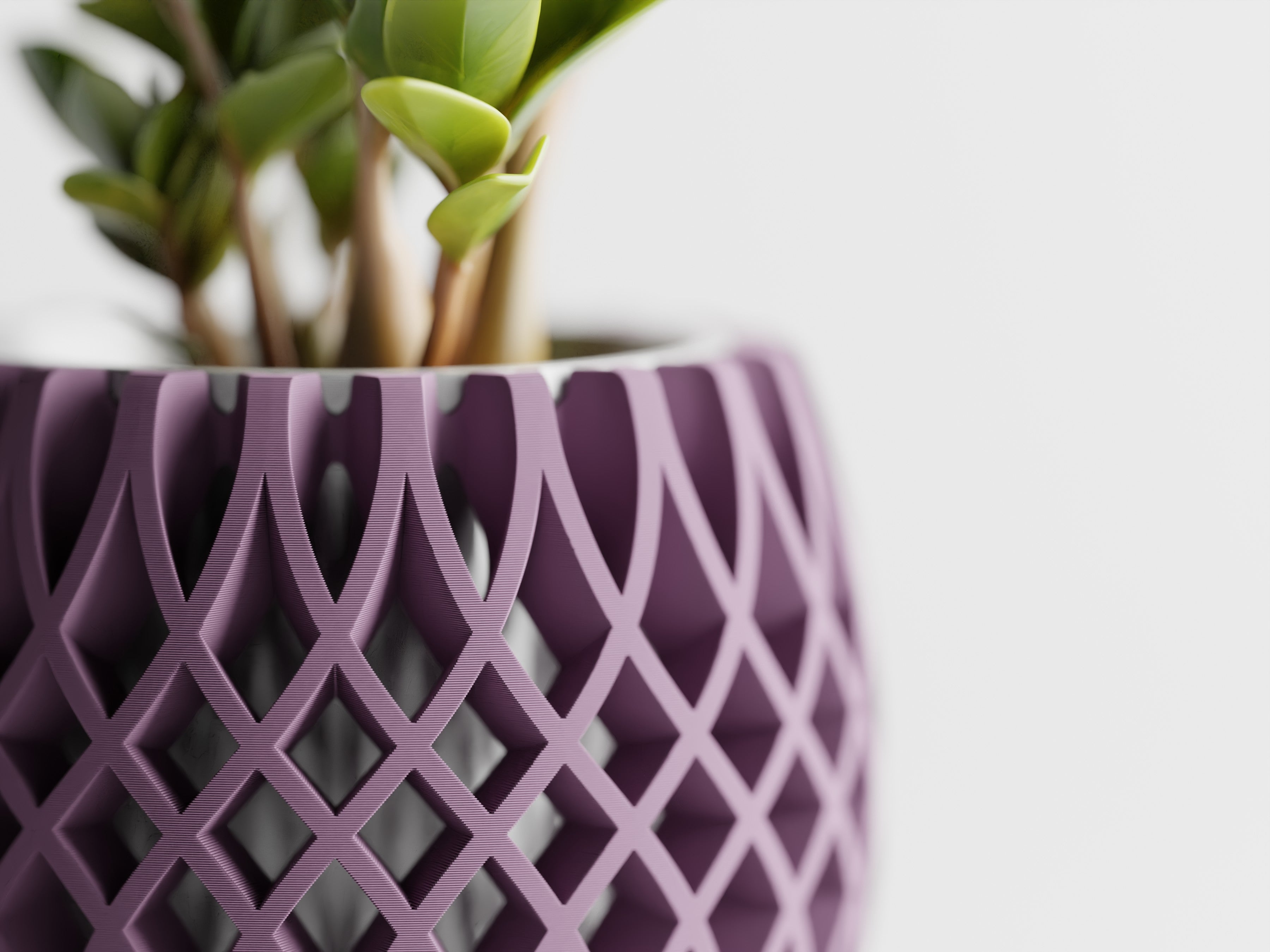 Interweave Planter – Two Part 3D Printed Modern Planter