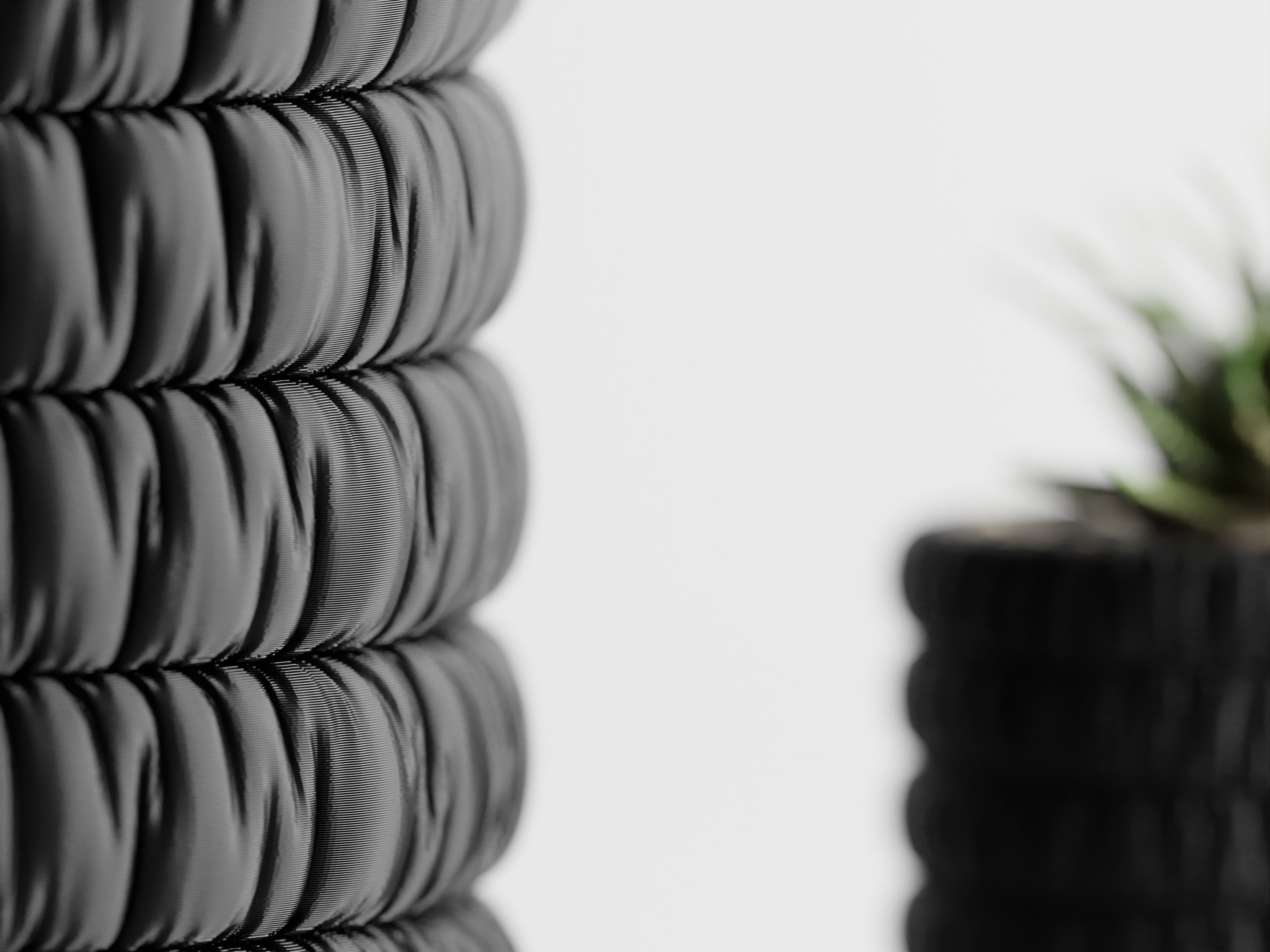 Inflated Cloth Planter