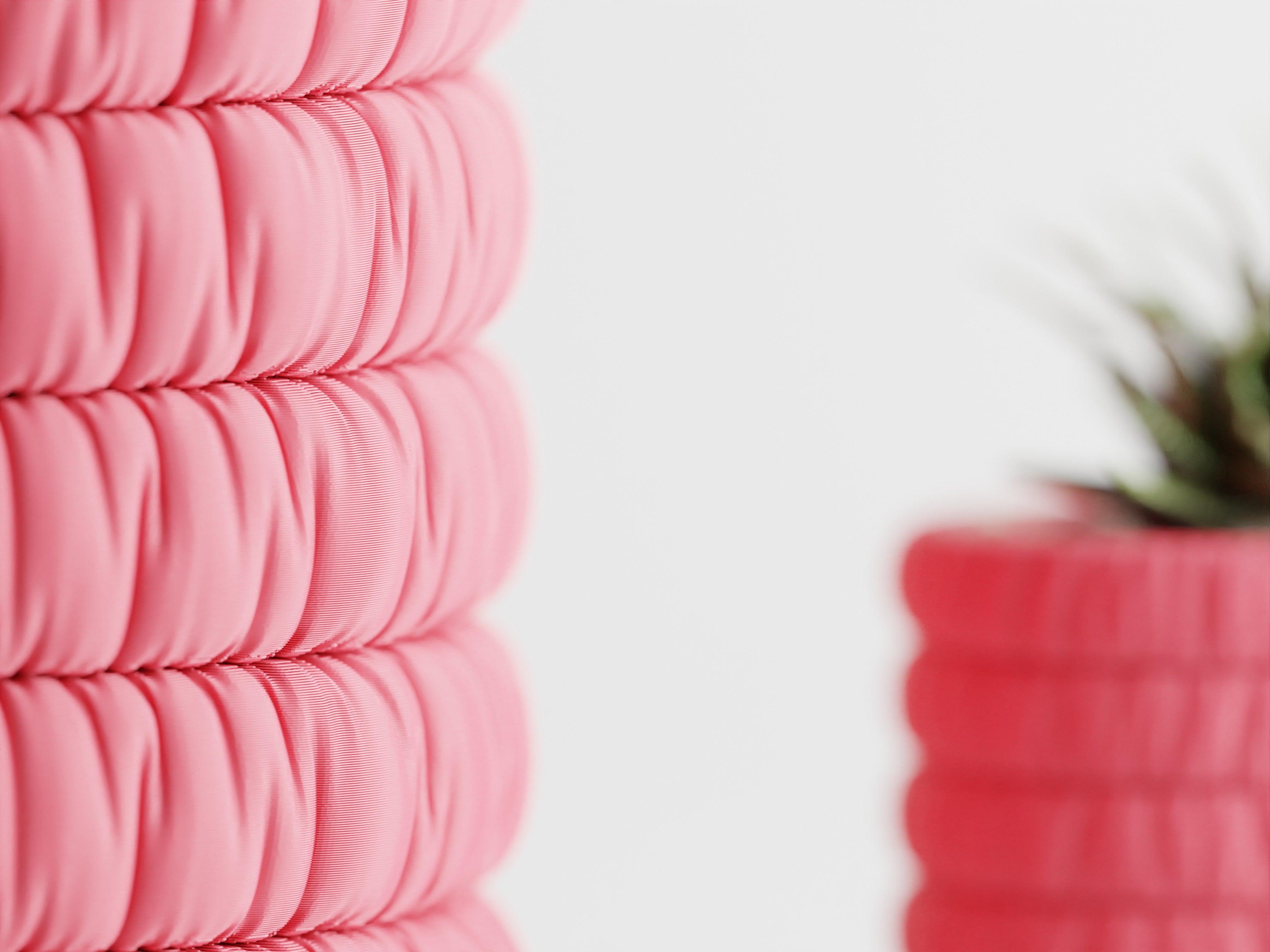 Inflated Cloth Planter