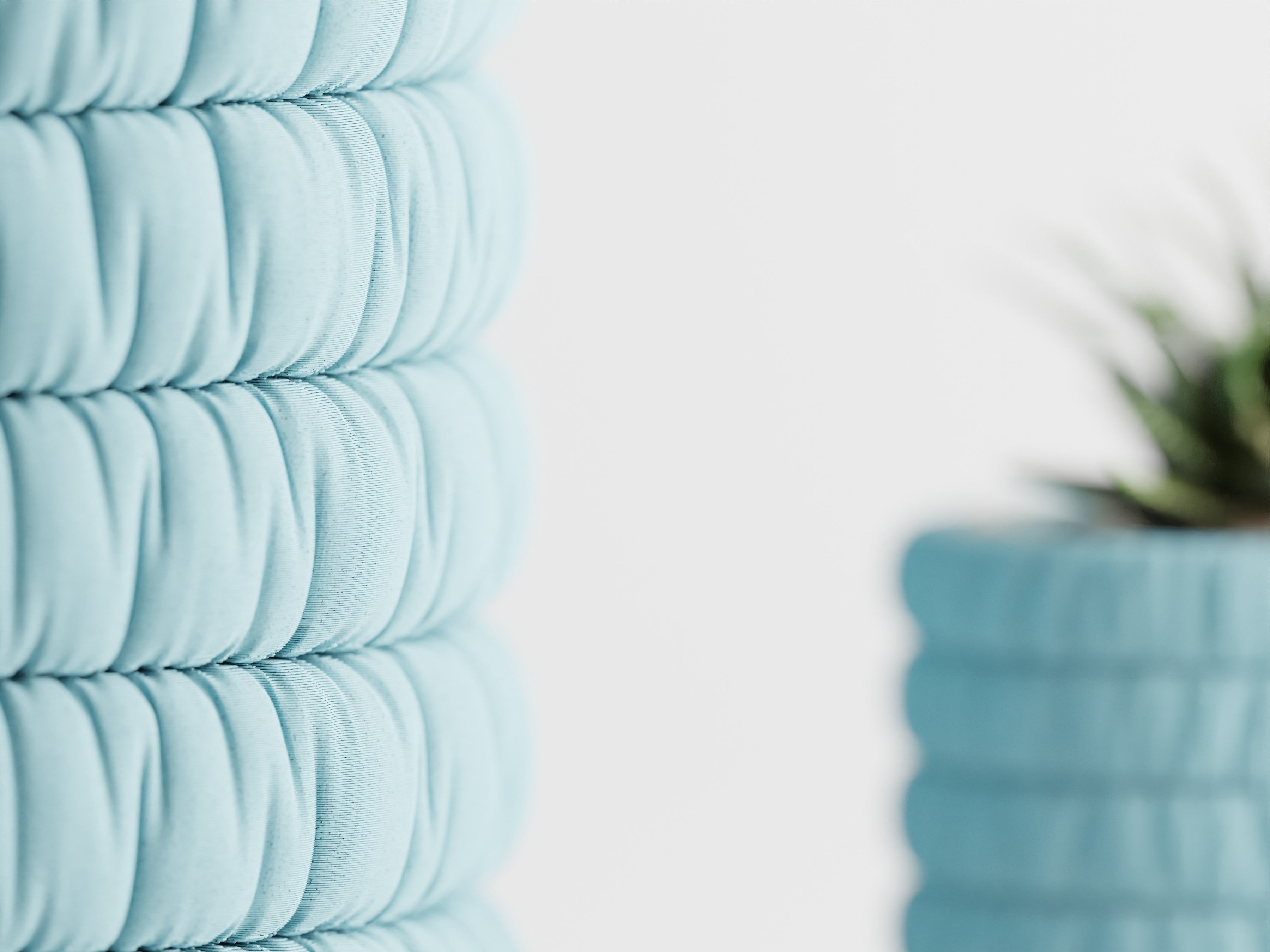 Inflated Cloth Planter