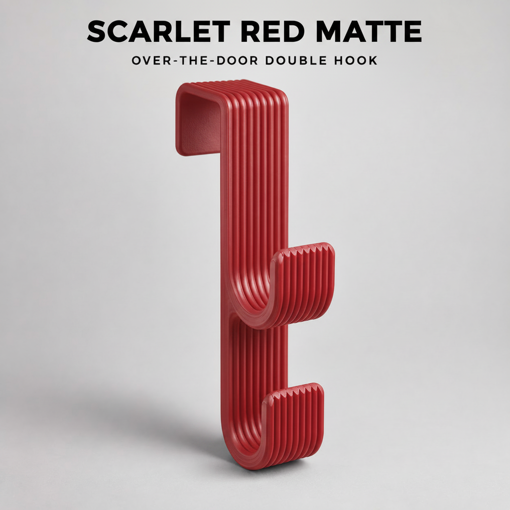 Modern Double Door Hook, Made to Order Over-Door Organizer
