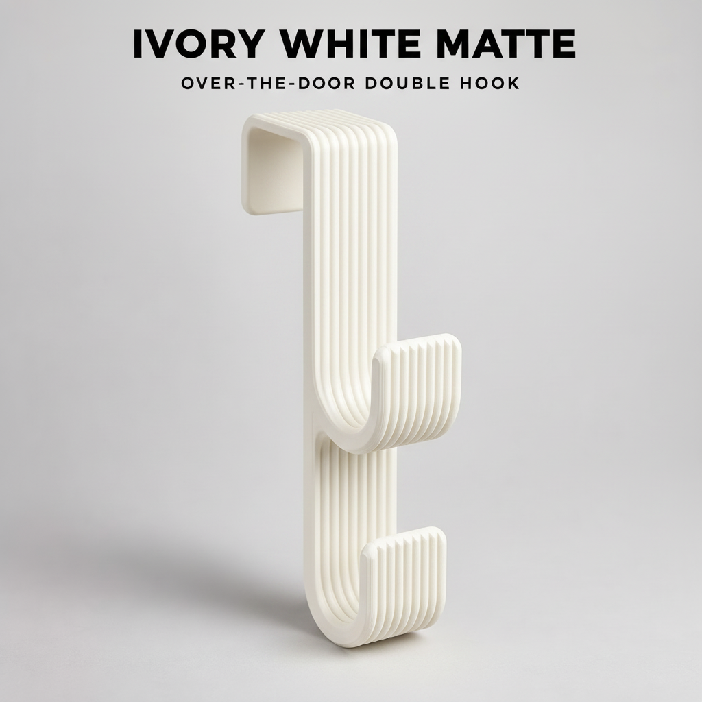 Modern Double Door Hook, Made to Order Over-Door Organizer