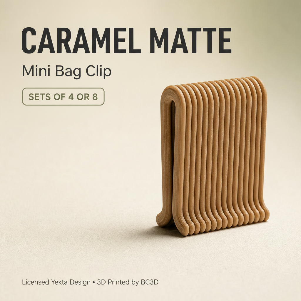 Mini Bag Clips – Reusable Snack & Food Bag Sealing Clips – 4 or 8 Piece Set
