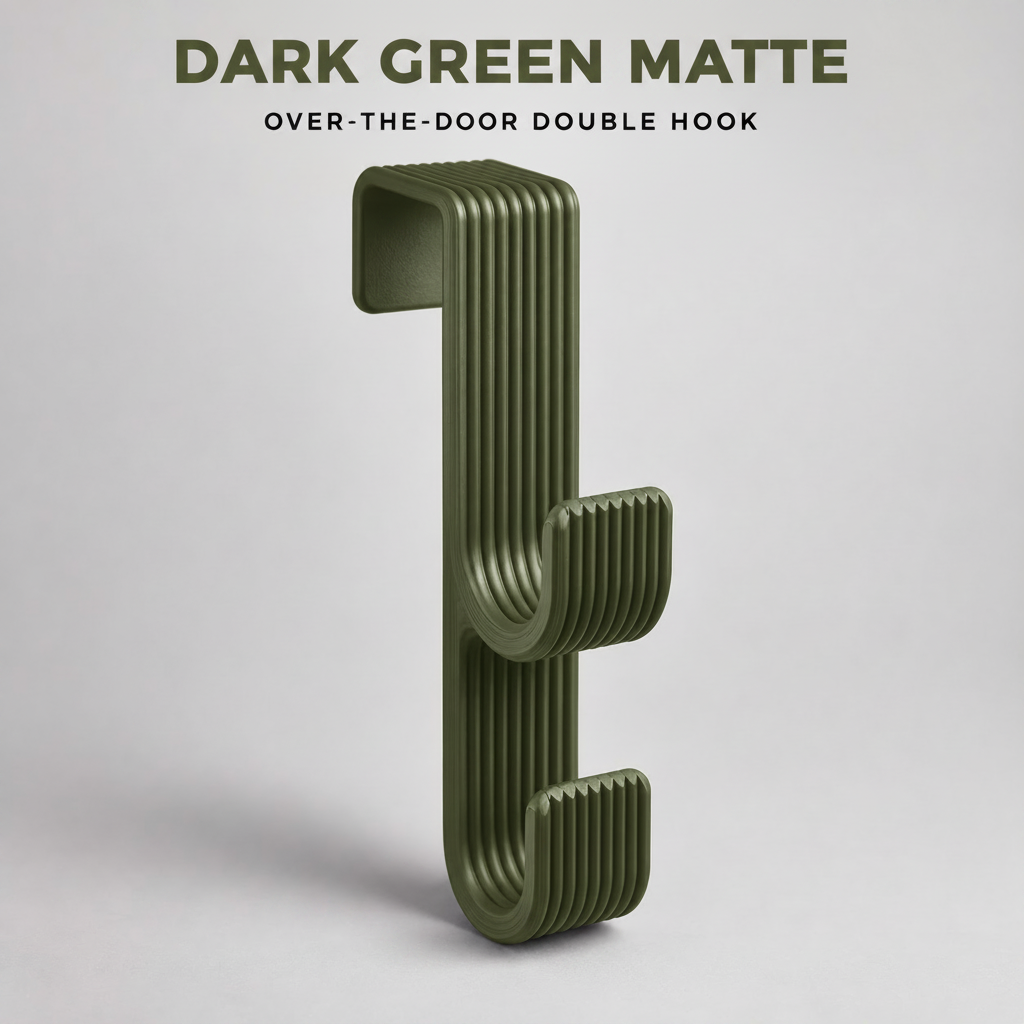 Modern Double Door Hook, Made to Order Over-Door Organizer