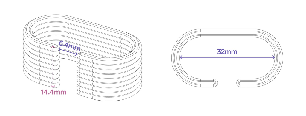 3 Pack Cable Organizers | Minimalist Cord Wraps for Charging Cables