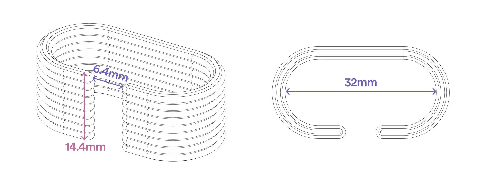 3 Pack Cable Organizers | Minimalist Cord Wraps for Charging Cables