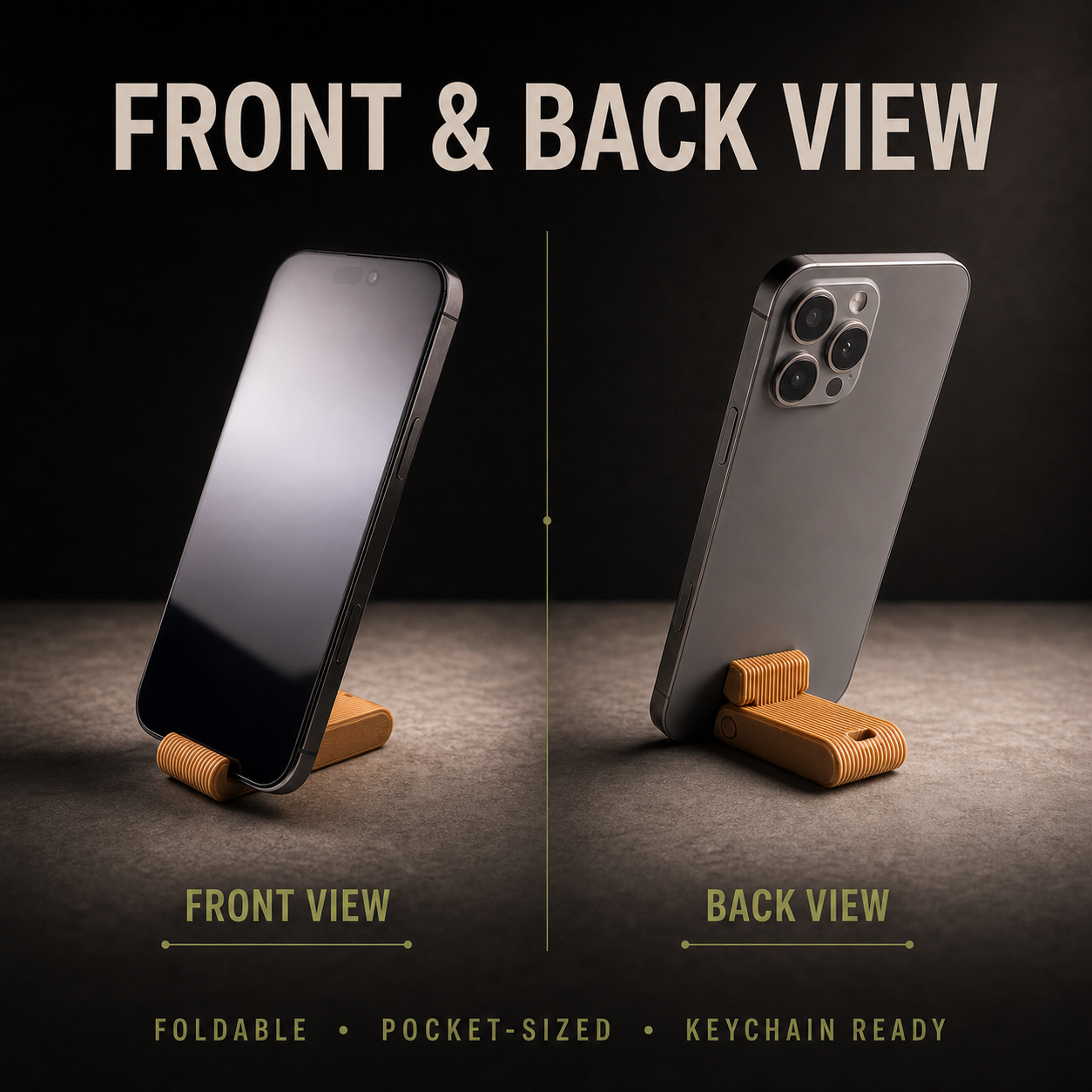 Foldable Small Smartphone Stand | Pocket Stand