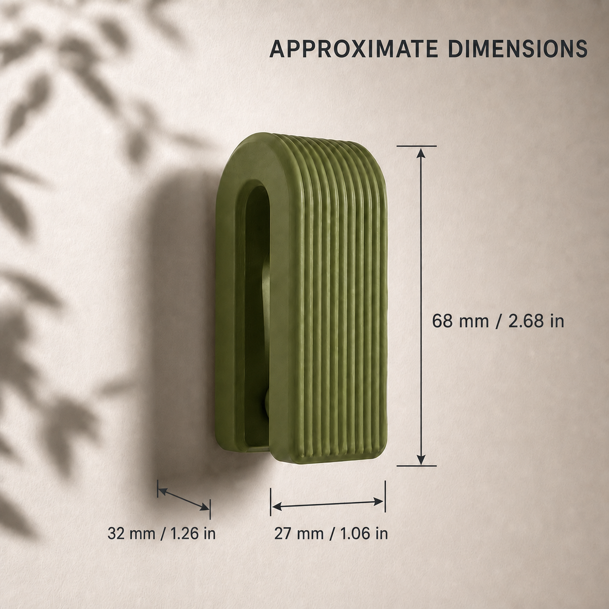 Auto-Locking Hanger – Gravity Towel Hook | Ribbed Minimalist Wall Hook