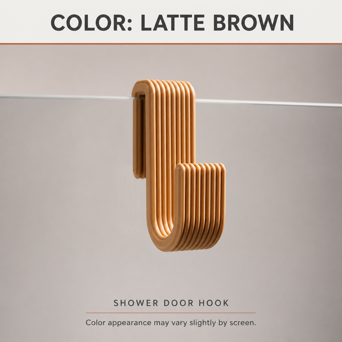 Shower Door Hook | Bathroom Towel Hanger - 8 SIZES